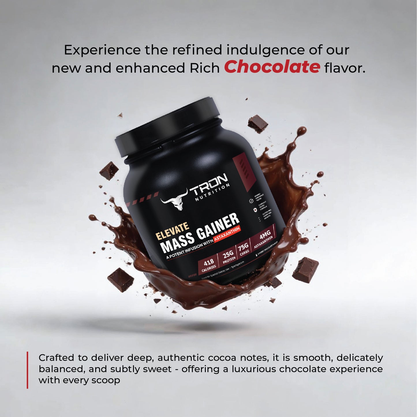 Tron Elevate Mass Gainer & Get Creatine 100gm Free